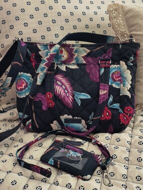 Vera Bradley Multi Strap Crossbody with ID Holder